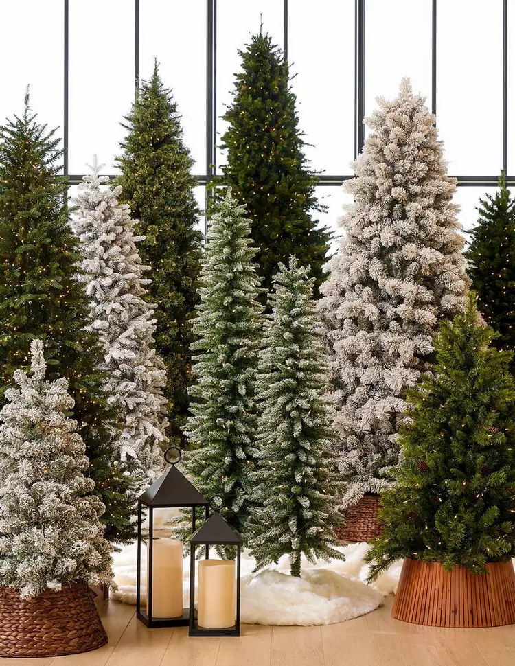 Artificial Christmas Trees Wide, Full & Narrow Hobby Lobby
